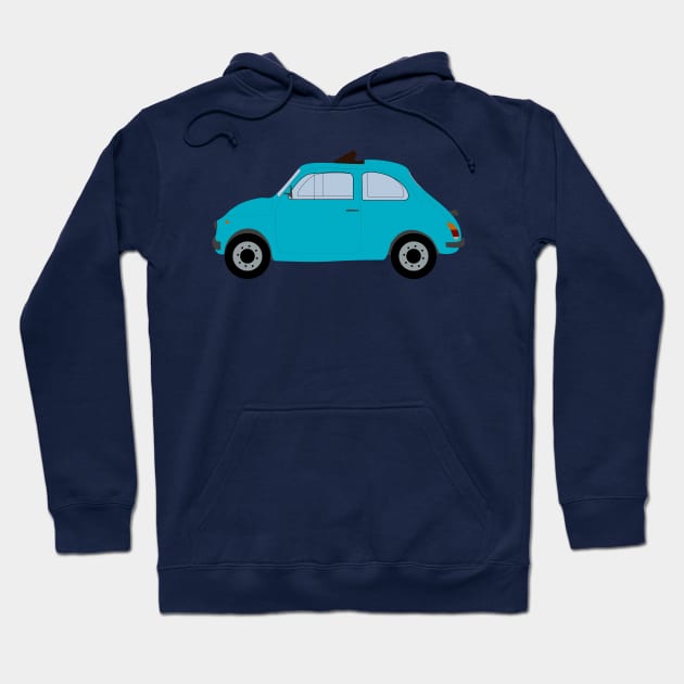 fiat 500 Hoodie by seem illustrations 